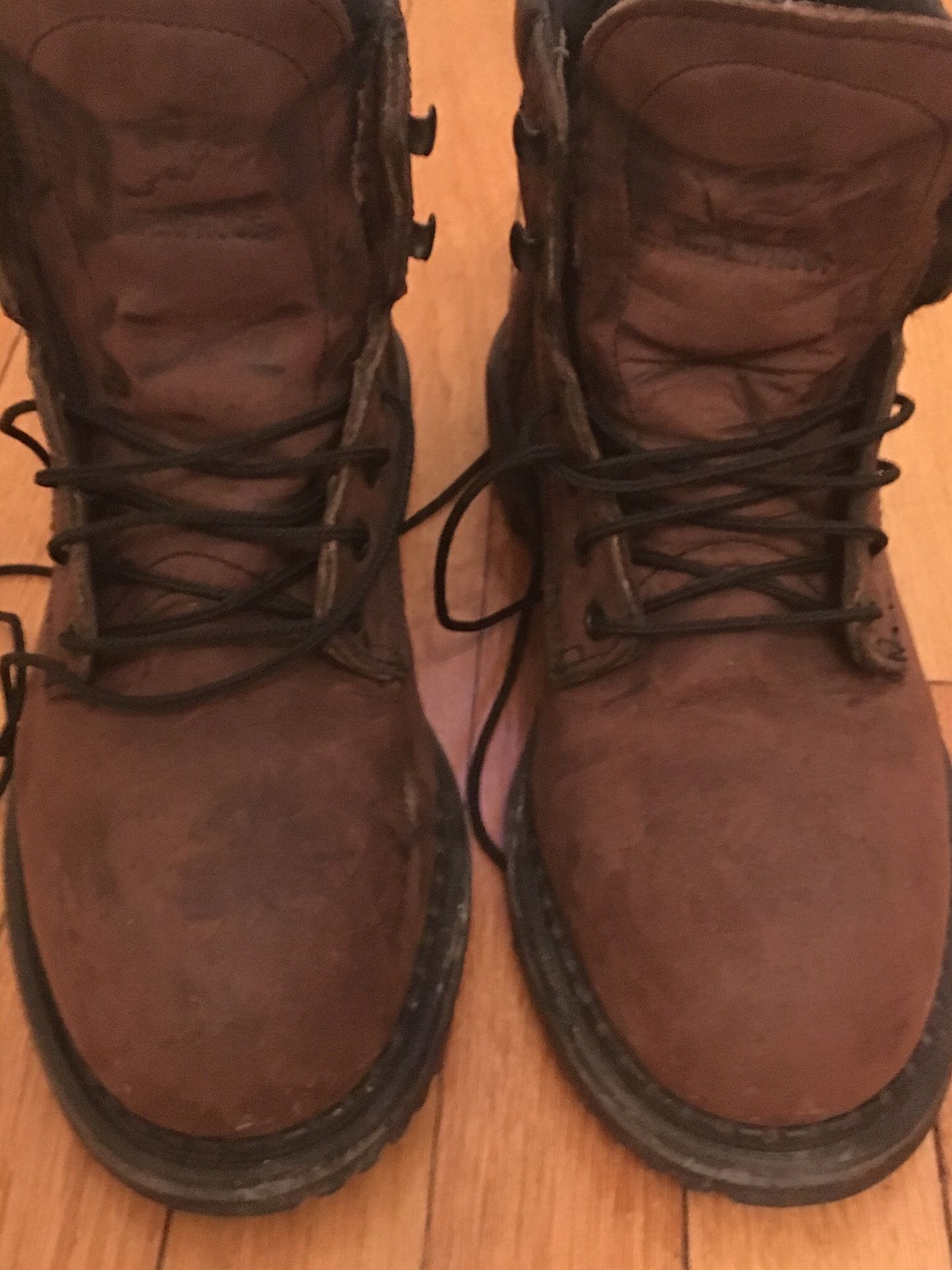 Redwing insulated EH work boots with steel toe