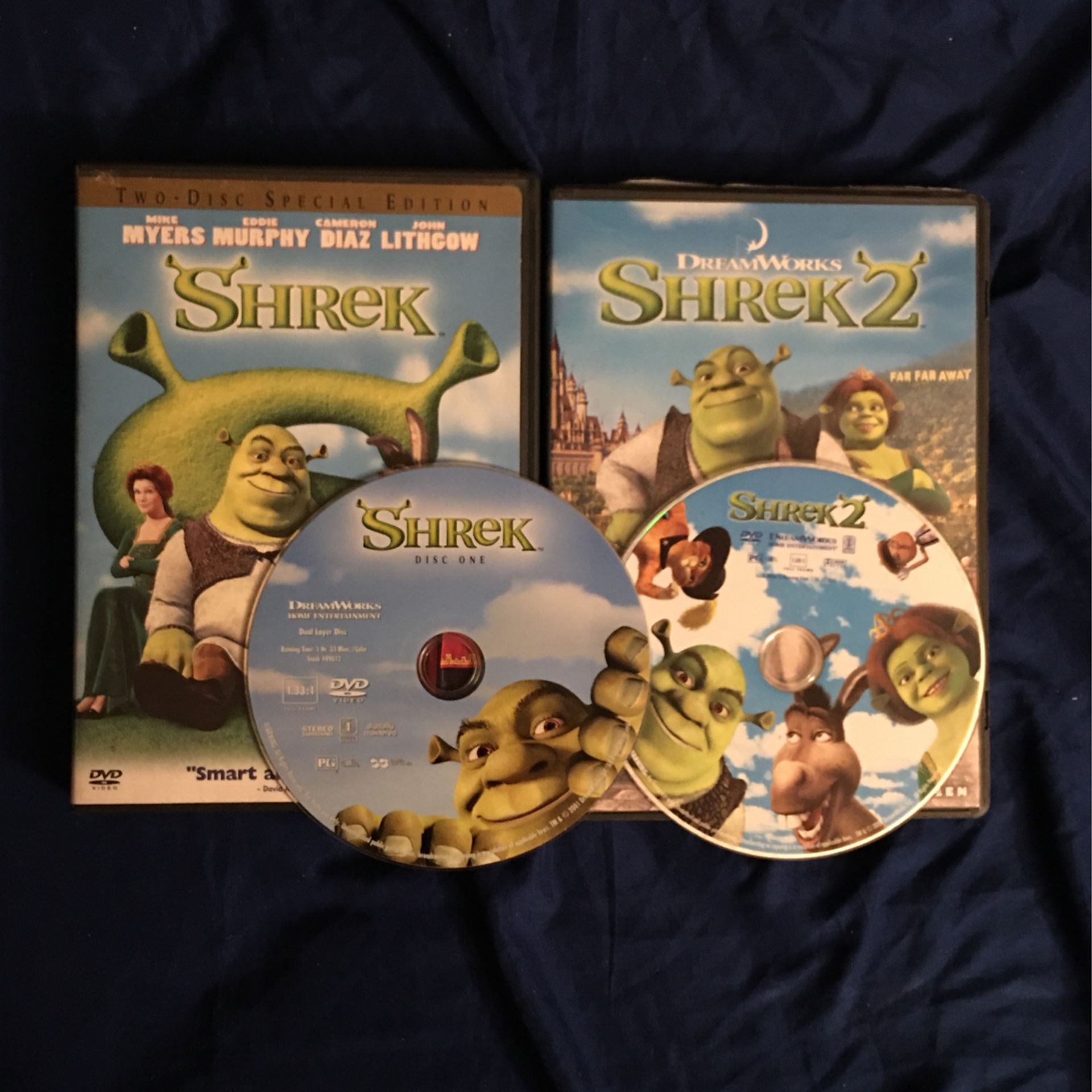 Shrek And Madagascar Complete DVD Sets (Dreamworks)