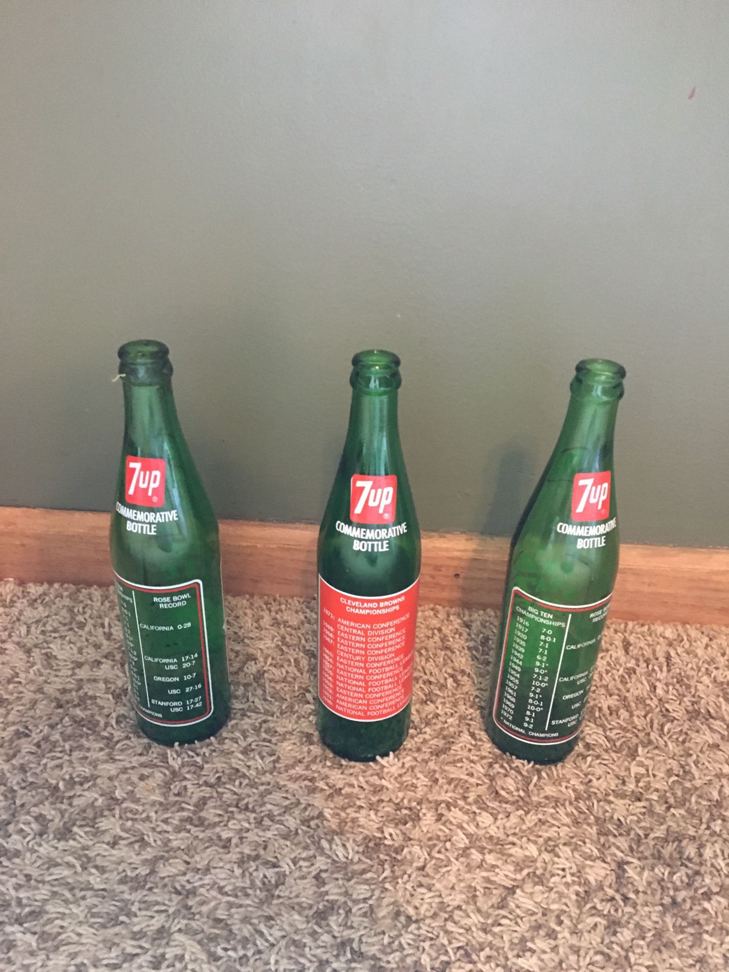 Ohio State Buckeyes Cleveland Browns 1973 Bottles - Parma Hts