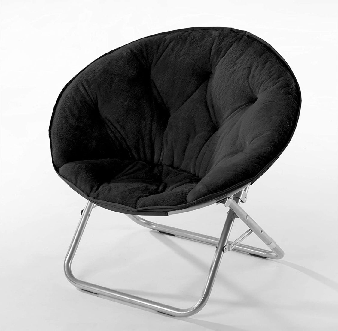 Soft Faux Fur Saucer Chair