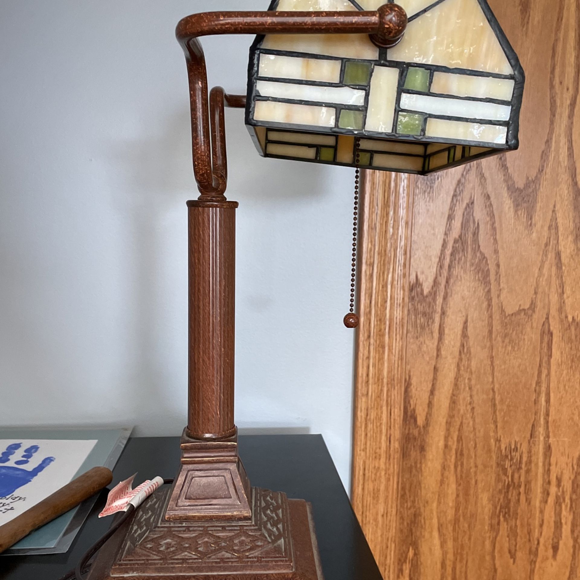 Beautiful stained-glass lamp