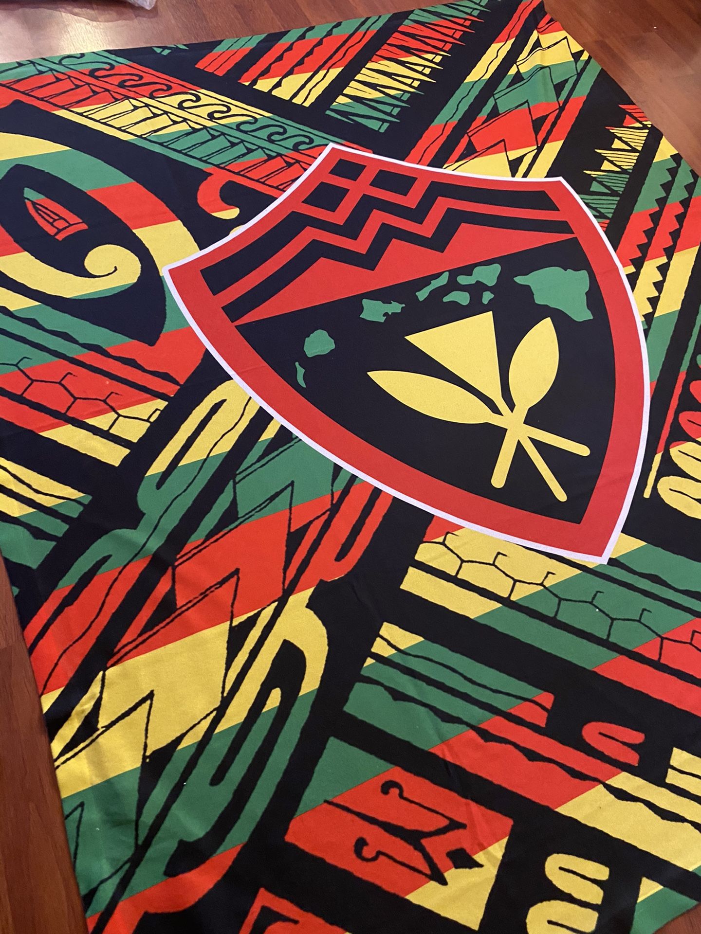 Hawaii Rasta Tribal Sherpa Blanket