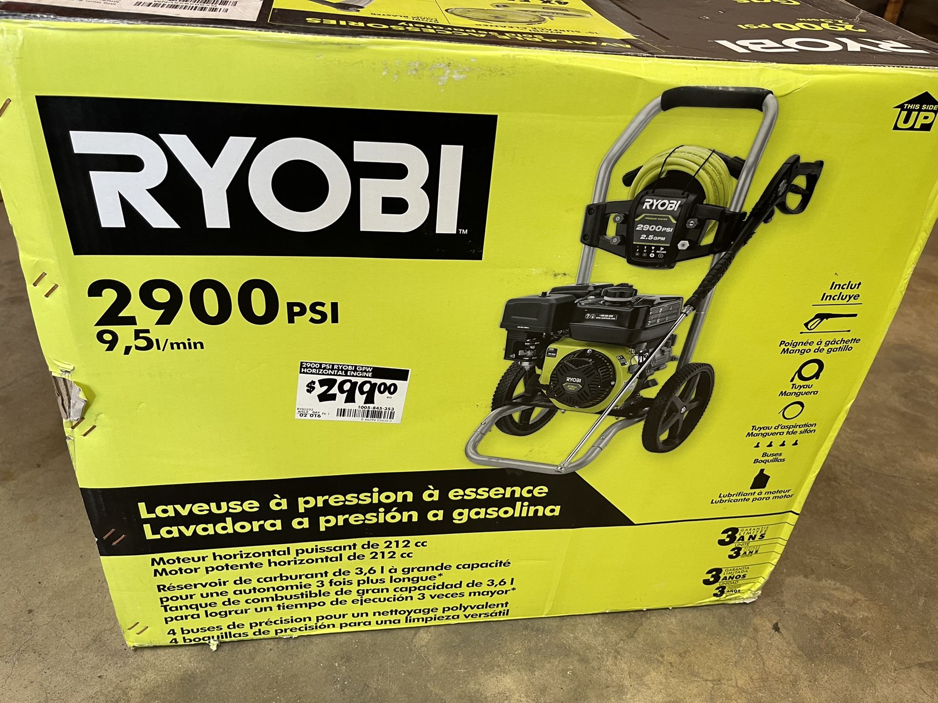 Ryobi Pressure Washer Brand New 2900 Psi for Sale in Redlands, CA OfferUp