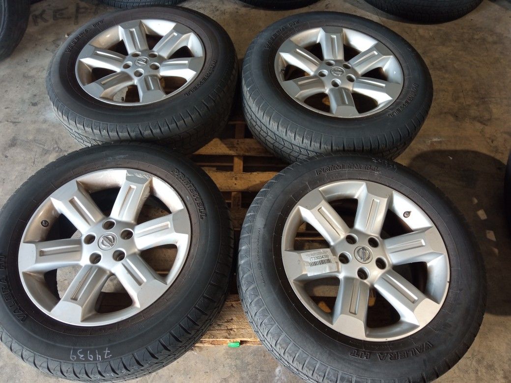 Rims And Tires 18" For 2007 Nissan Murano Stock 74939
