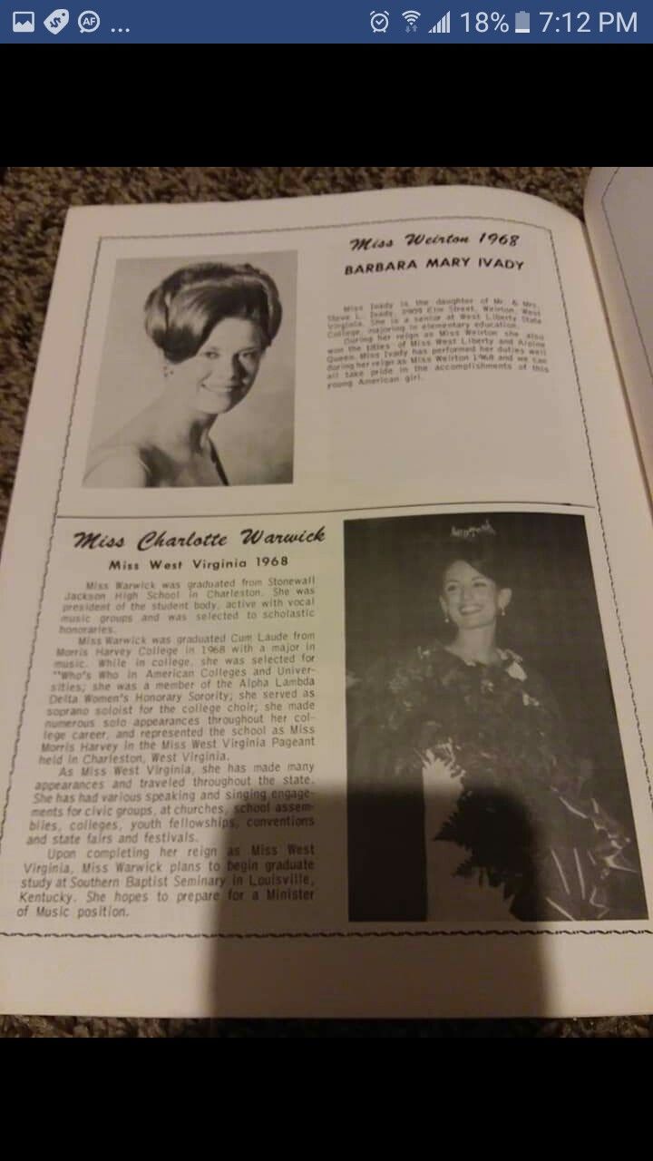 Weirton WV Jaycees Presents Miss Weirton Pageant 1969. April 26, 1969 Magazine