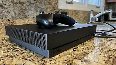 Microsoft Xbox One X 1TB Console - Black.