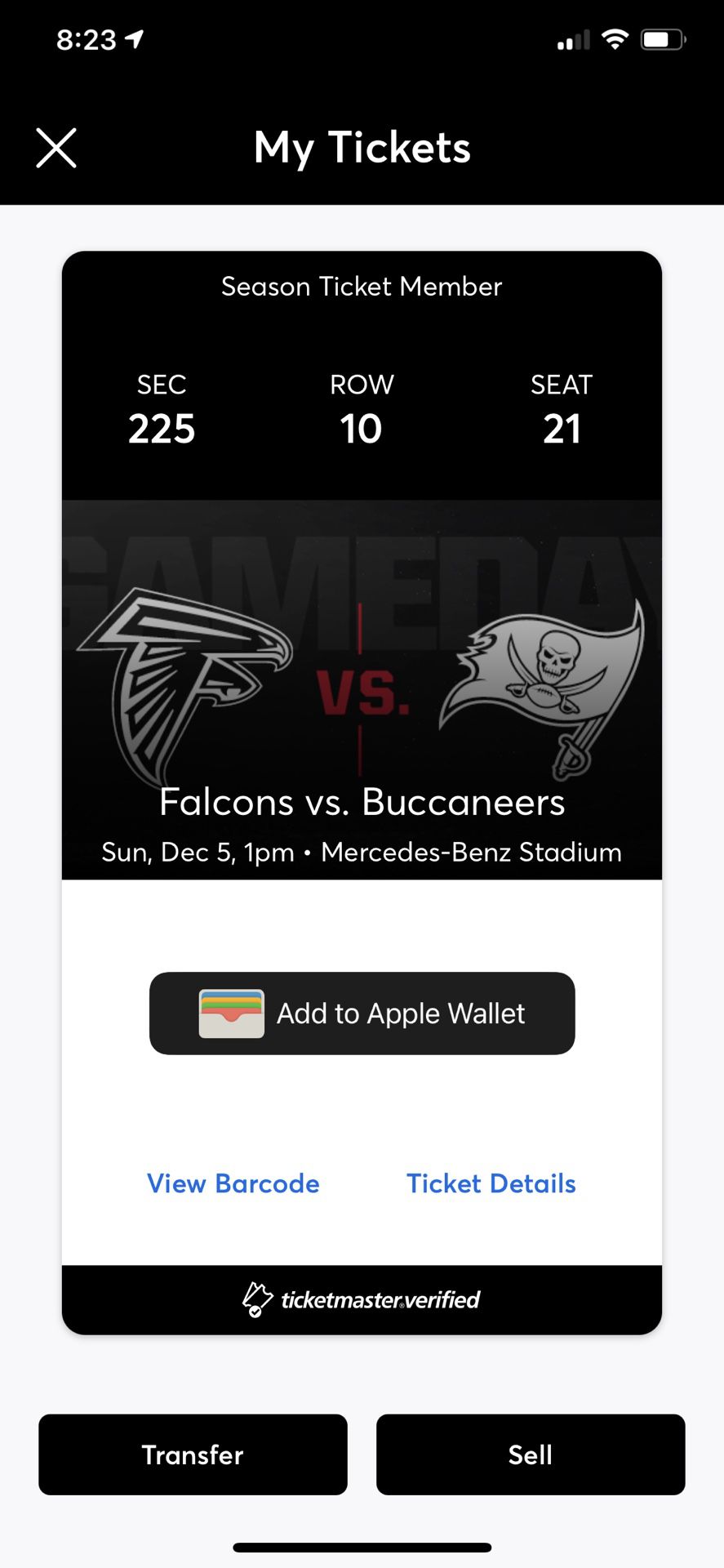 Falcons Tickets For Sale!!