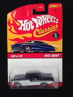 Hot Wheels Classics Series 2 1955 Chevy • Production Error • Reversed In Blister Thumbnail