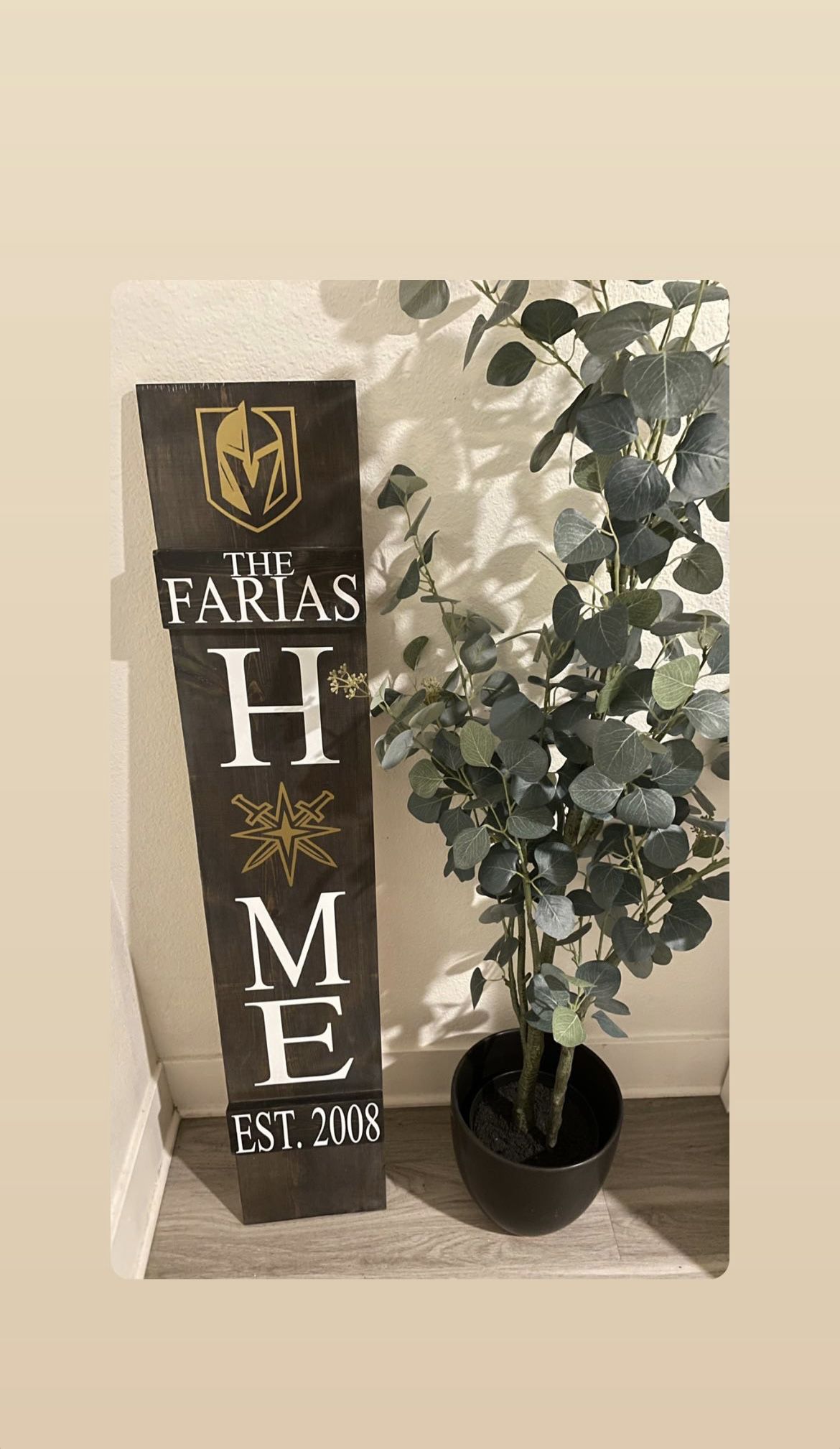 Golden Knights Home Signs 