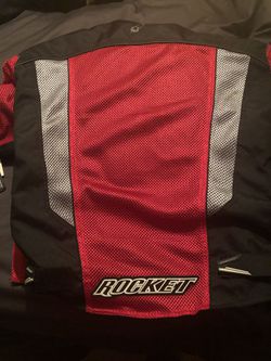 Joe Rocket Phoenix 5.0 motorcycle jacket racing red black armor included Thumbnail