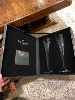 Waterford crystal champagne flutes Thumbnail