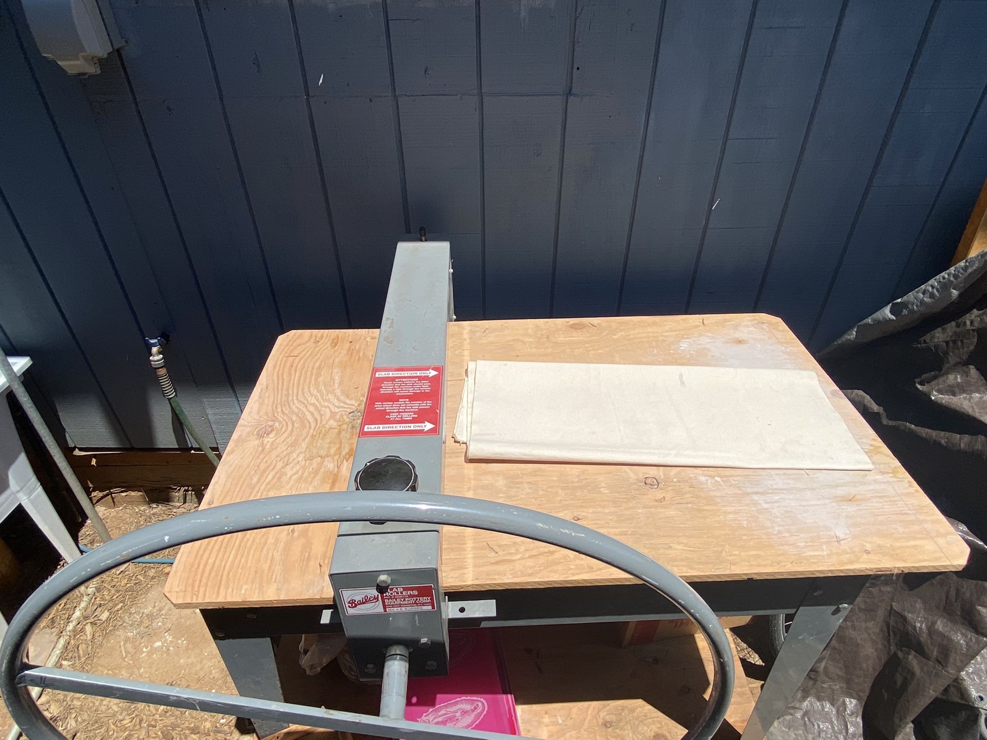 Slab Roller Bailey DRD/II 30 inch wide with table. slabs ceramics pottery art studio hand building