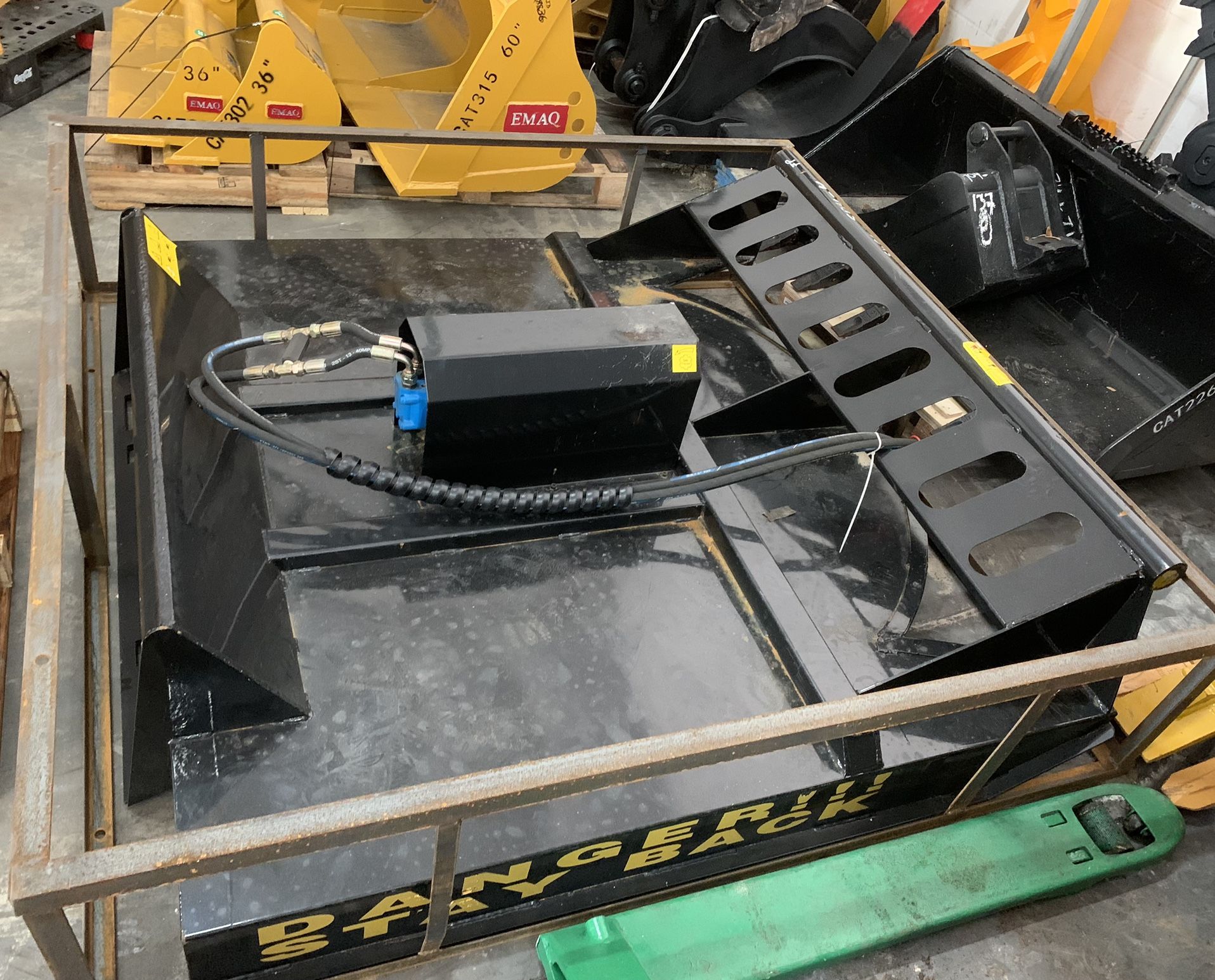 Brush Cutter Hydraulic Attachment For Skid Steer