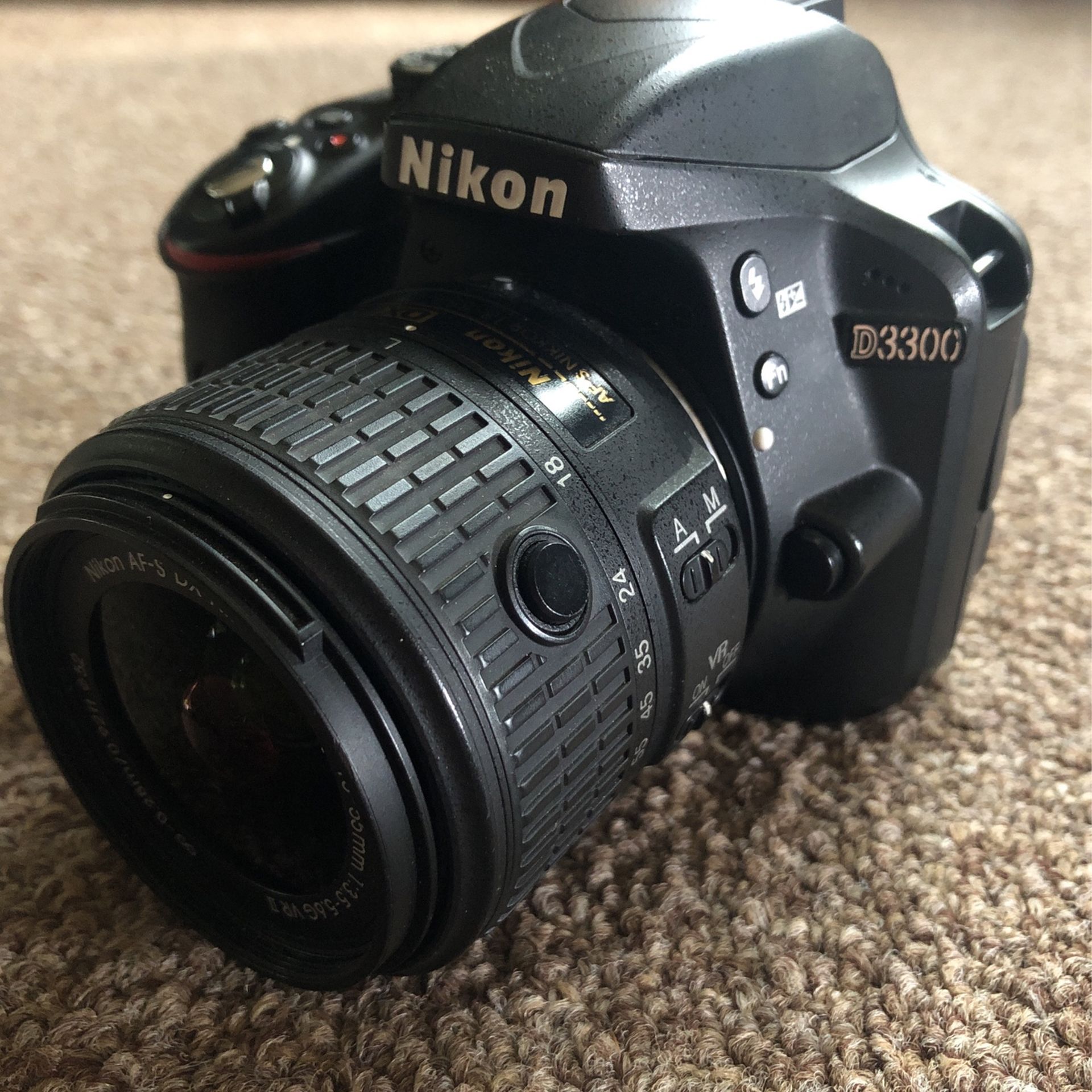 Nikon D3300 w/ Standard 18-55mm & Zoom 55-200mm