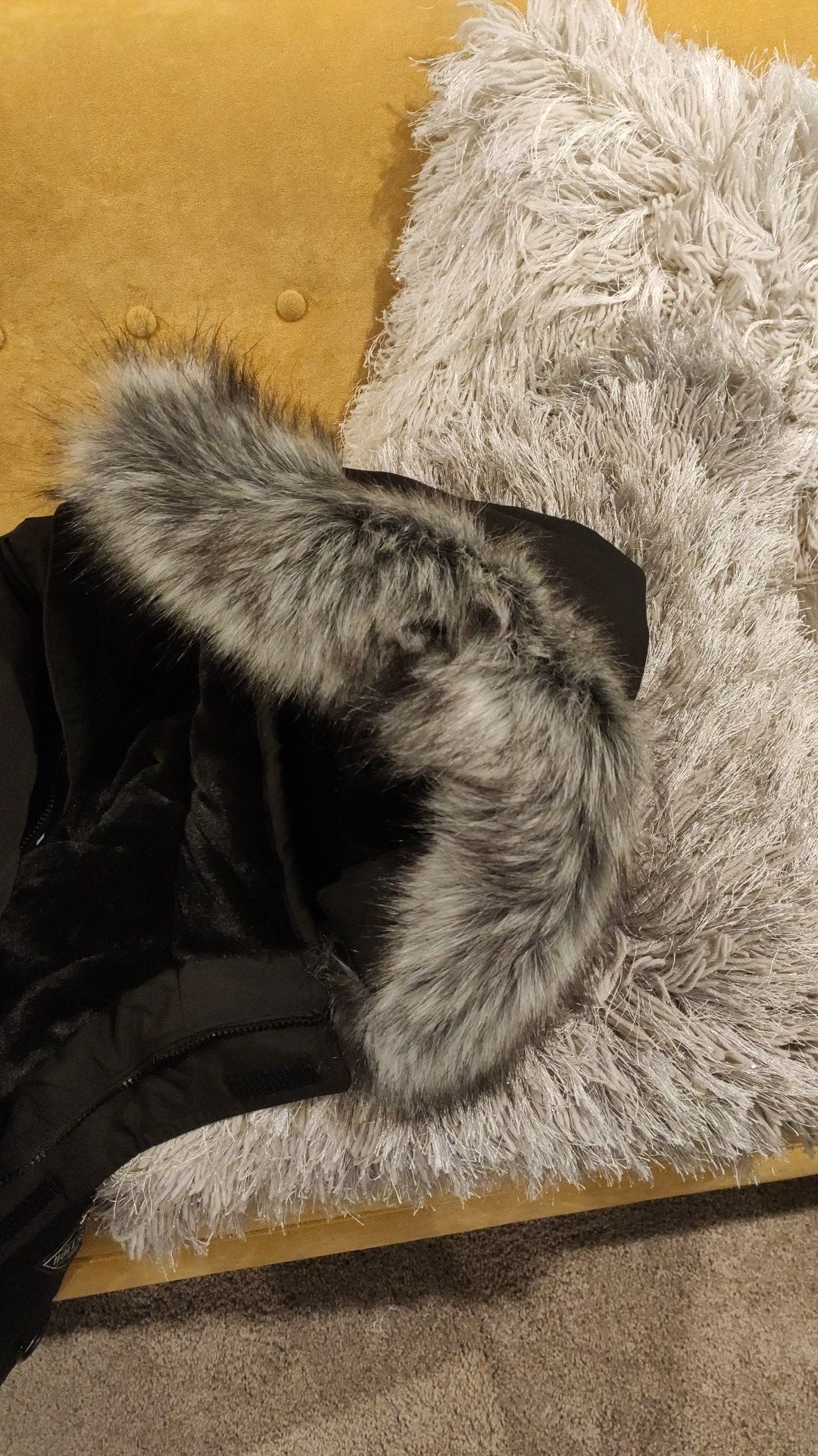 Hollister Black Parka