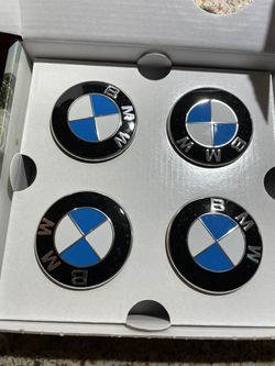 NEW!! Authentic BMW Floating Center Caps Thumbnail