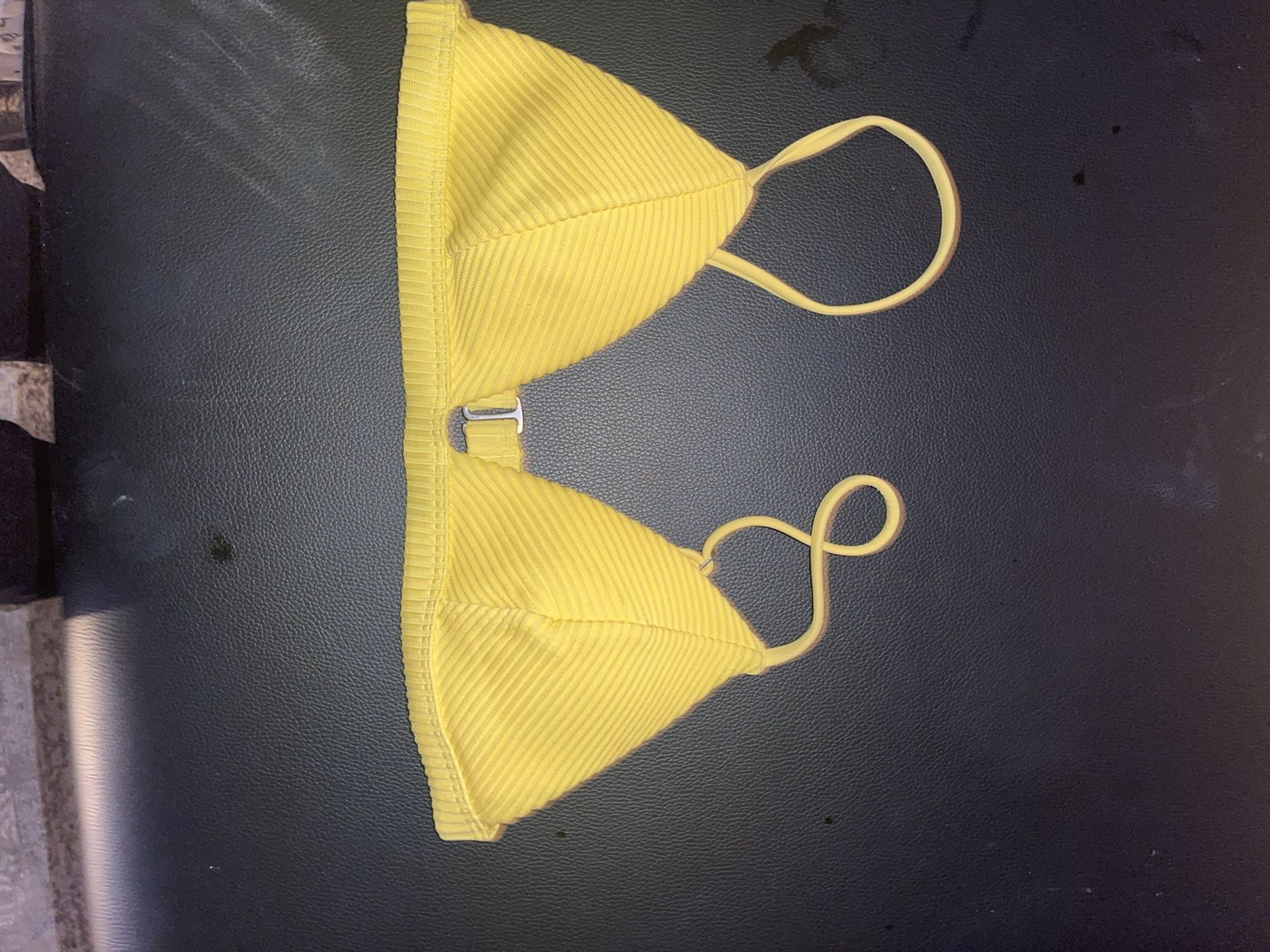 Yellow Hollister Bikini Top