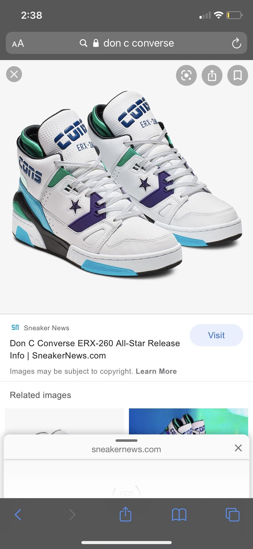 Don C Converse ERX 260. Size 11 In Mens