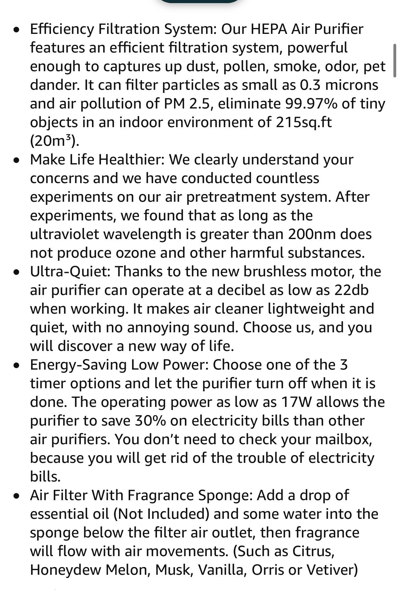 Portable air purifier new