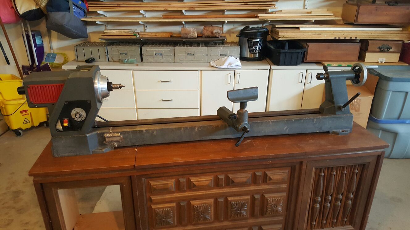 Craftsman Variable Speed Wood Lathe 38" 2HP model no. 351.217170 for