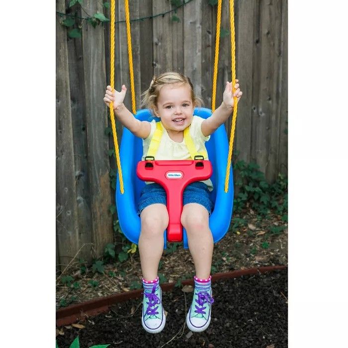 Little Tikes 2-in-1 Snug 'n Secure Swing - Blue