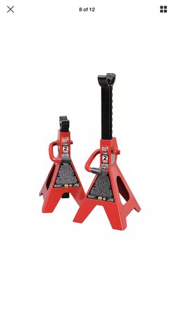 Car High Lift Jack Stands 2 Ton Auto Vehicle Support Garage Tools Set 2 Pieces! 