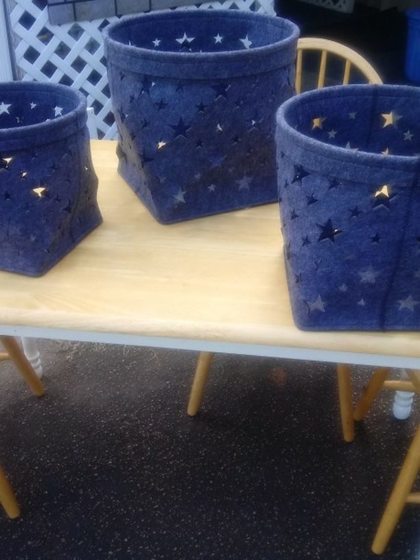 Brand new 🌟 Baskets Set Of 3 High quality Durable