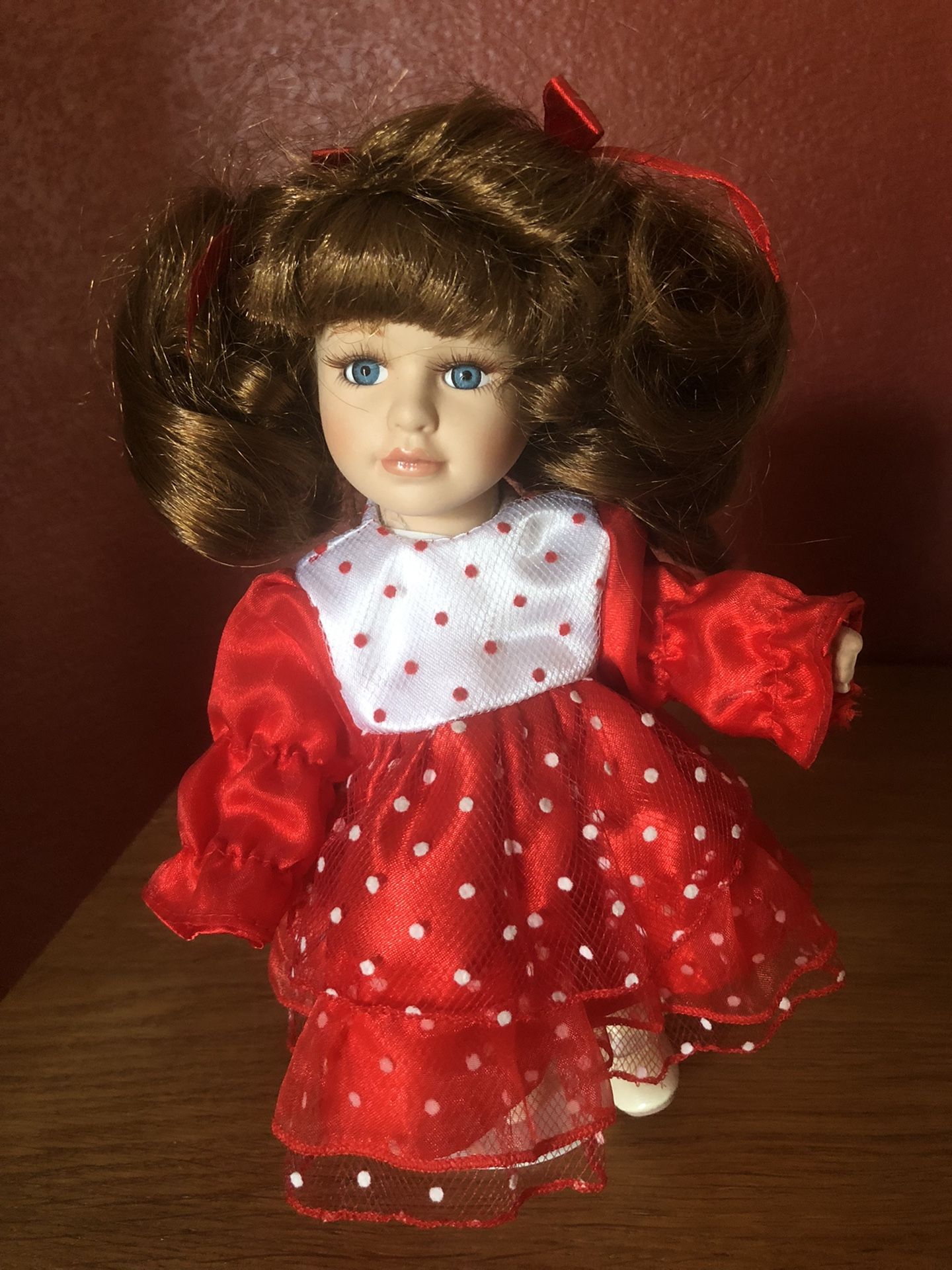 Porcelain Dolls 16 “ and 6” tall