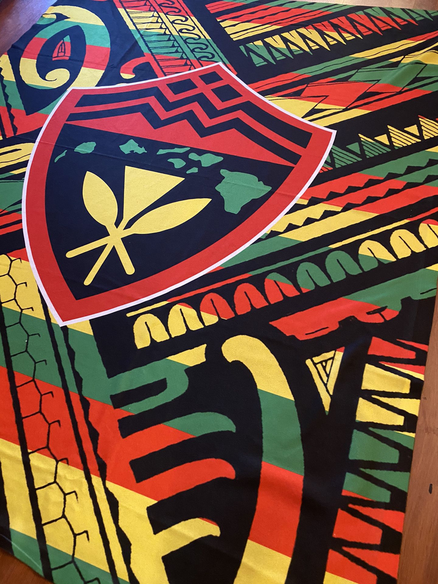 Hawaii Rasta Tribal Sherpa Blanket