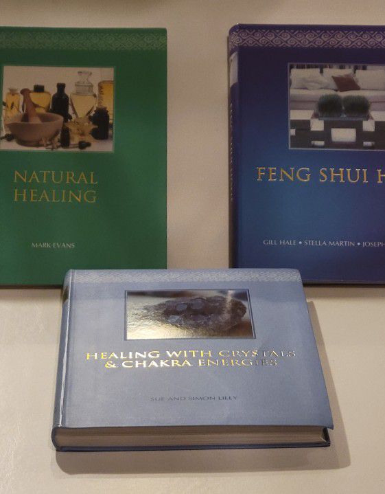 Natural Healing, Feng Shui, & Crystal Healing Book Set