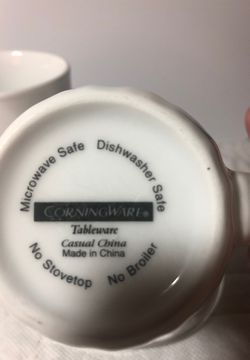 6 CorningWare French White Tableware Mugs Thumbnail