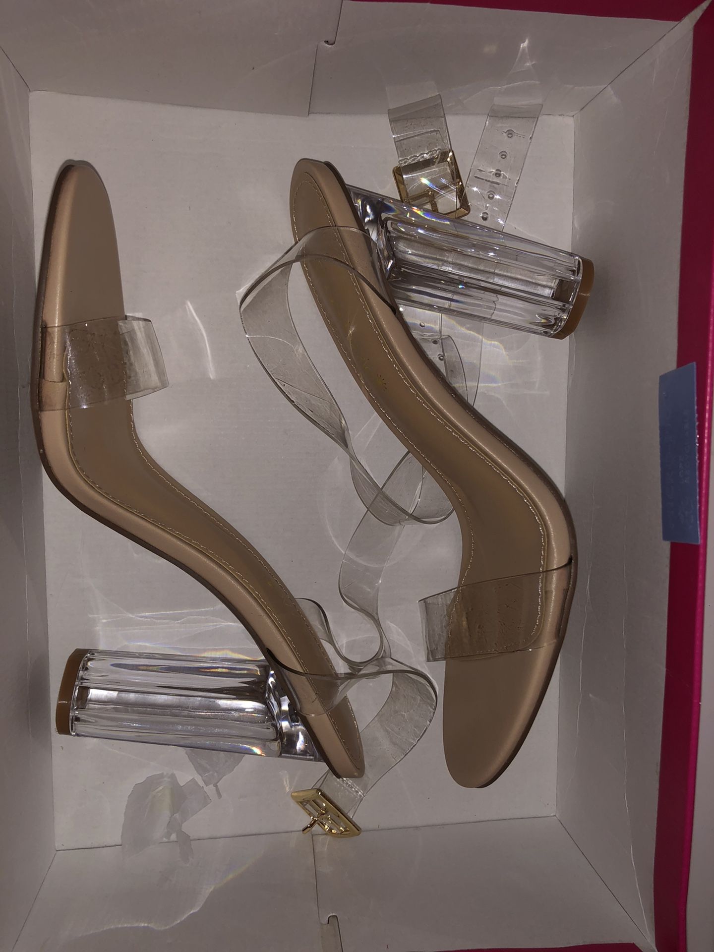 Clear High Heels