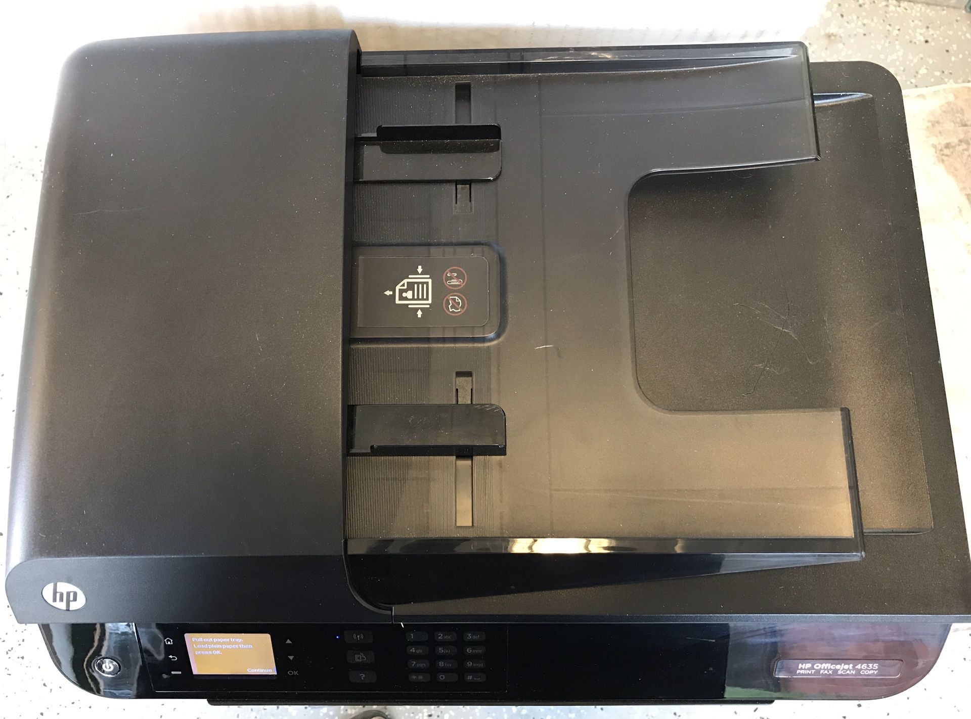 Hp Officejet 4635 Wireless E All-in-one Inkjet Printer Scan Copy Fax 