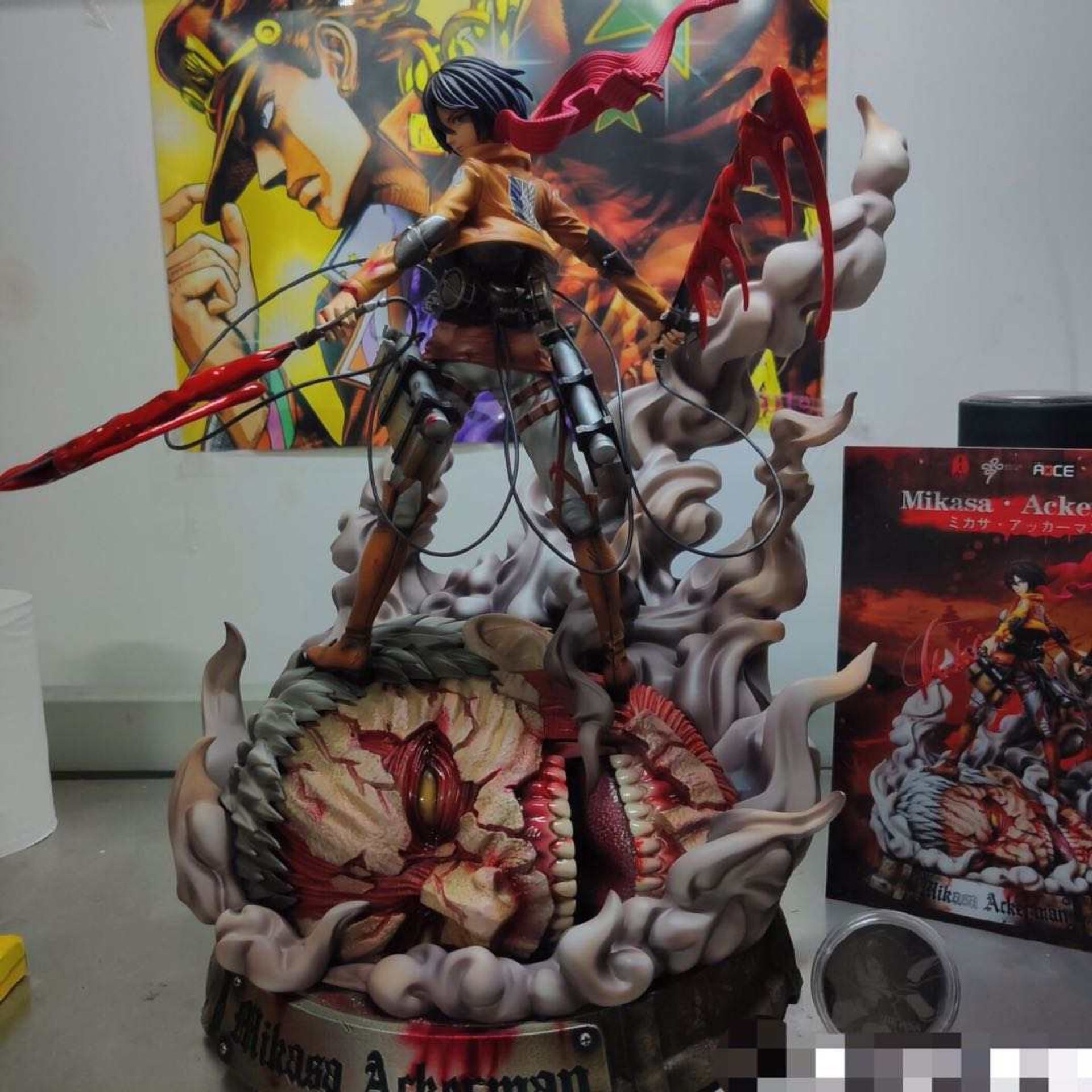 Mikasa Ackerman Resin Figures Levi Attack On Titan