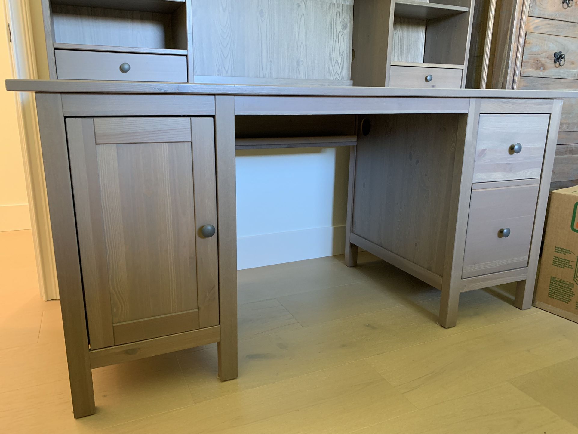 Ikea Hemnes Desk + Hutch