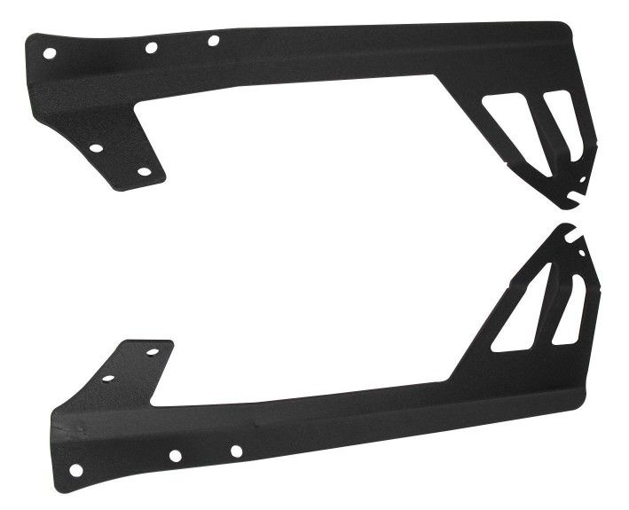 52 Inch Straight LED Work Light Bar Steel Metal Upper Windshield Mounting Brackets Fit 2007 2015 Jeep JK Wrangler Unlimited Rubicon Sport Sahara JKU