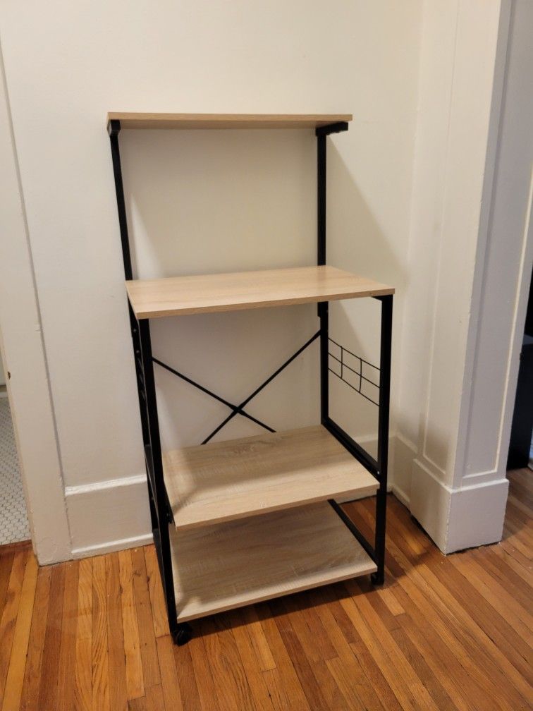 Bakers Rack 4 Tier Microwave Stand