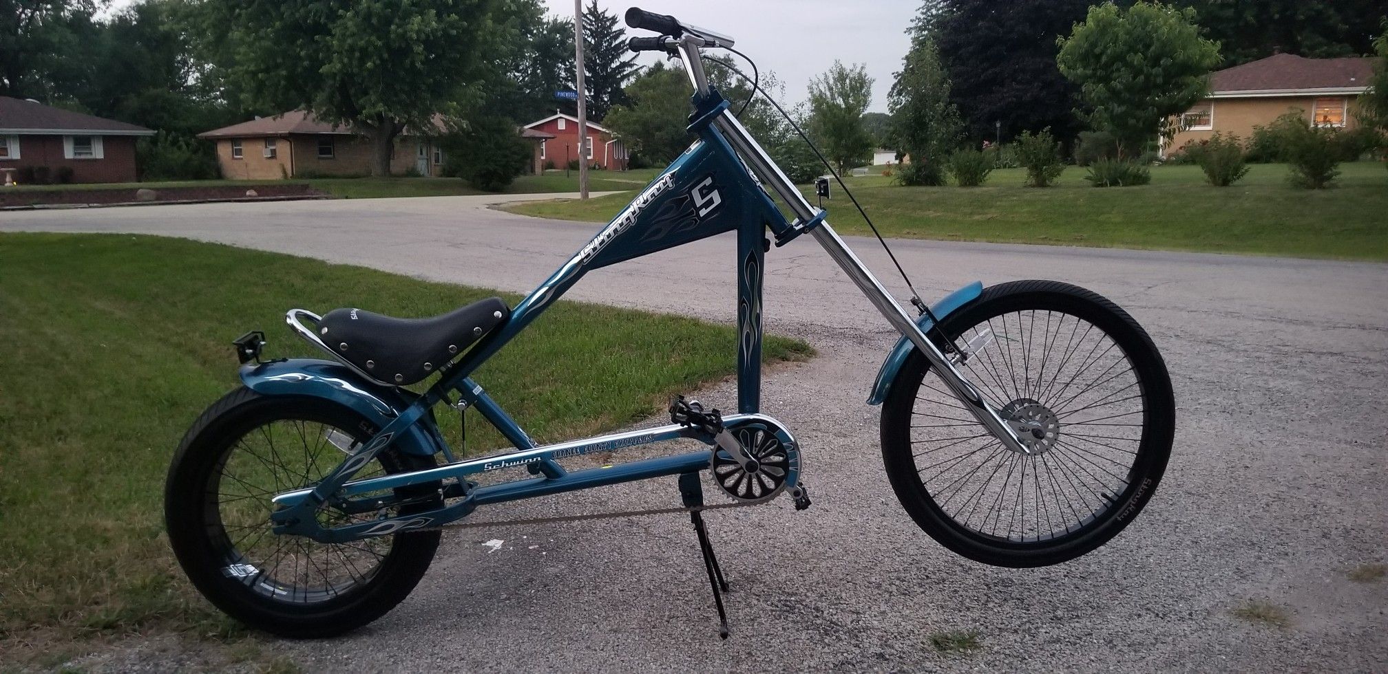 schwinn stingray occ chopper bicycle