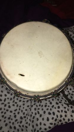 Hand Carved Drum Thumbnail