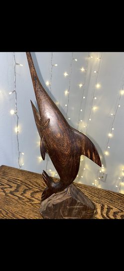 Sword Fish Decor Figurine Statue Thumbnail