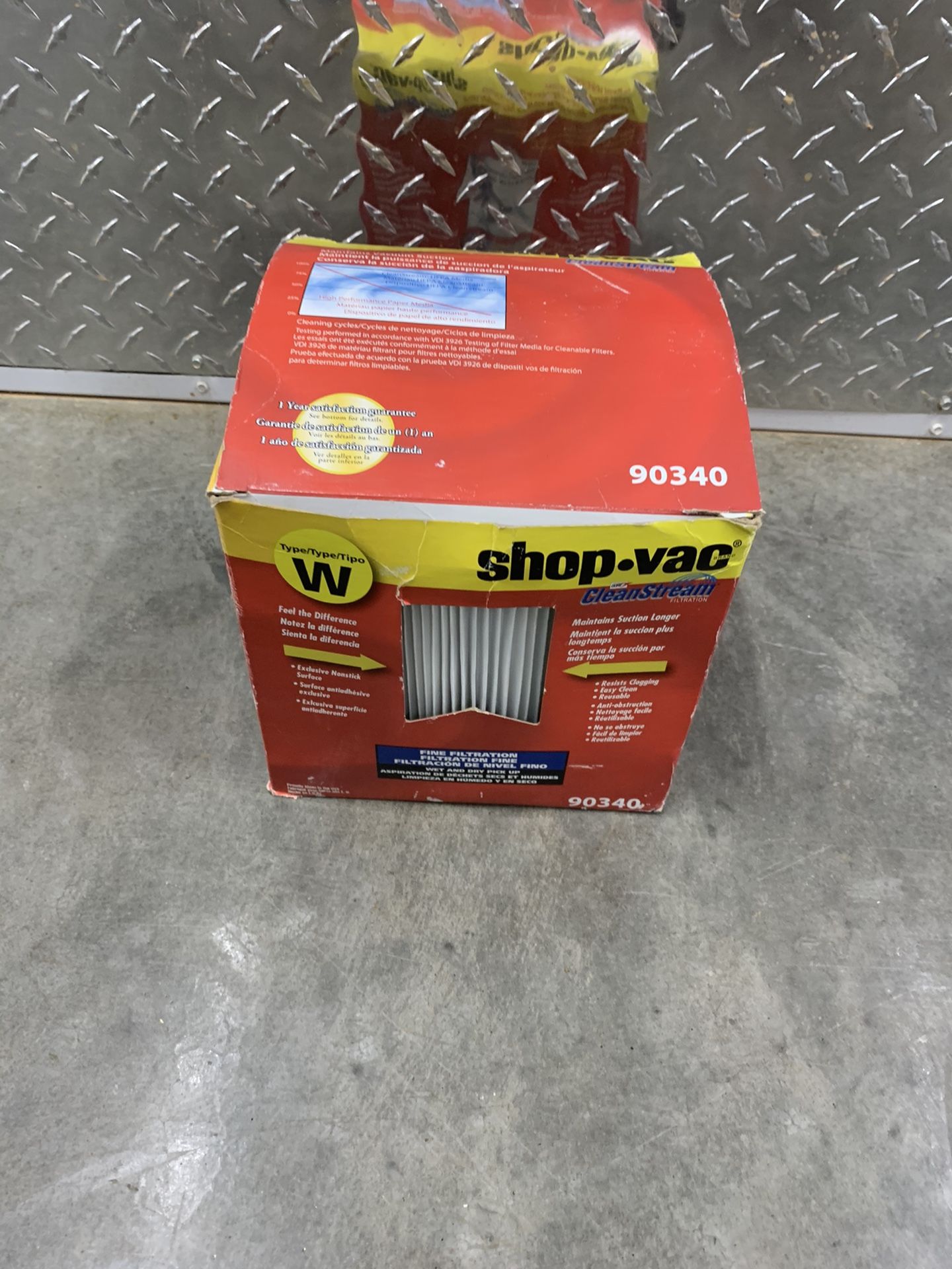 Shop vac hepa filter