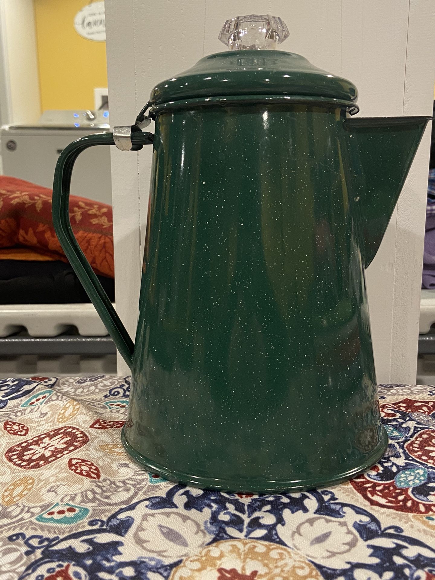 Enamel coffee pot