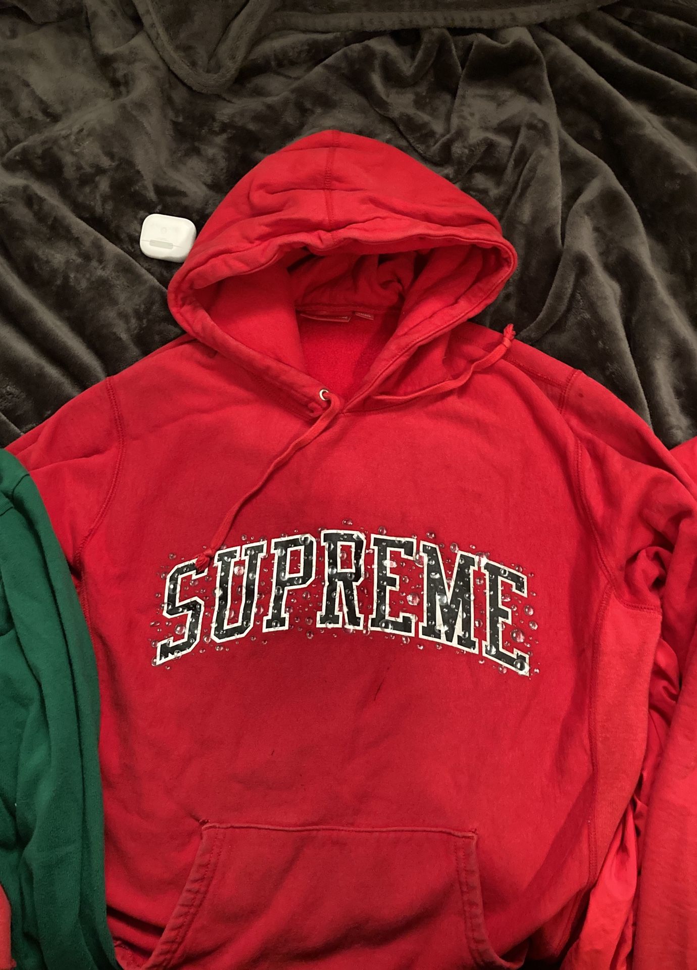 Supreme hoodie and jacket plus Jordan windbreaker