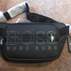BOSS Hugo Boss Hyper Belt Bag Fanny Pack Waist Black Thumbnail