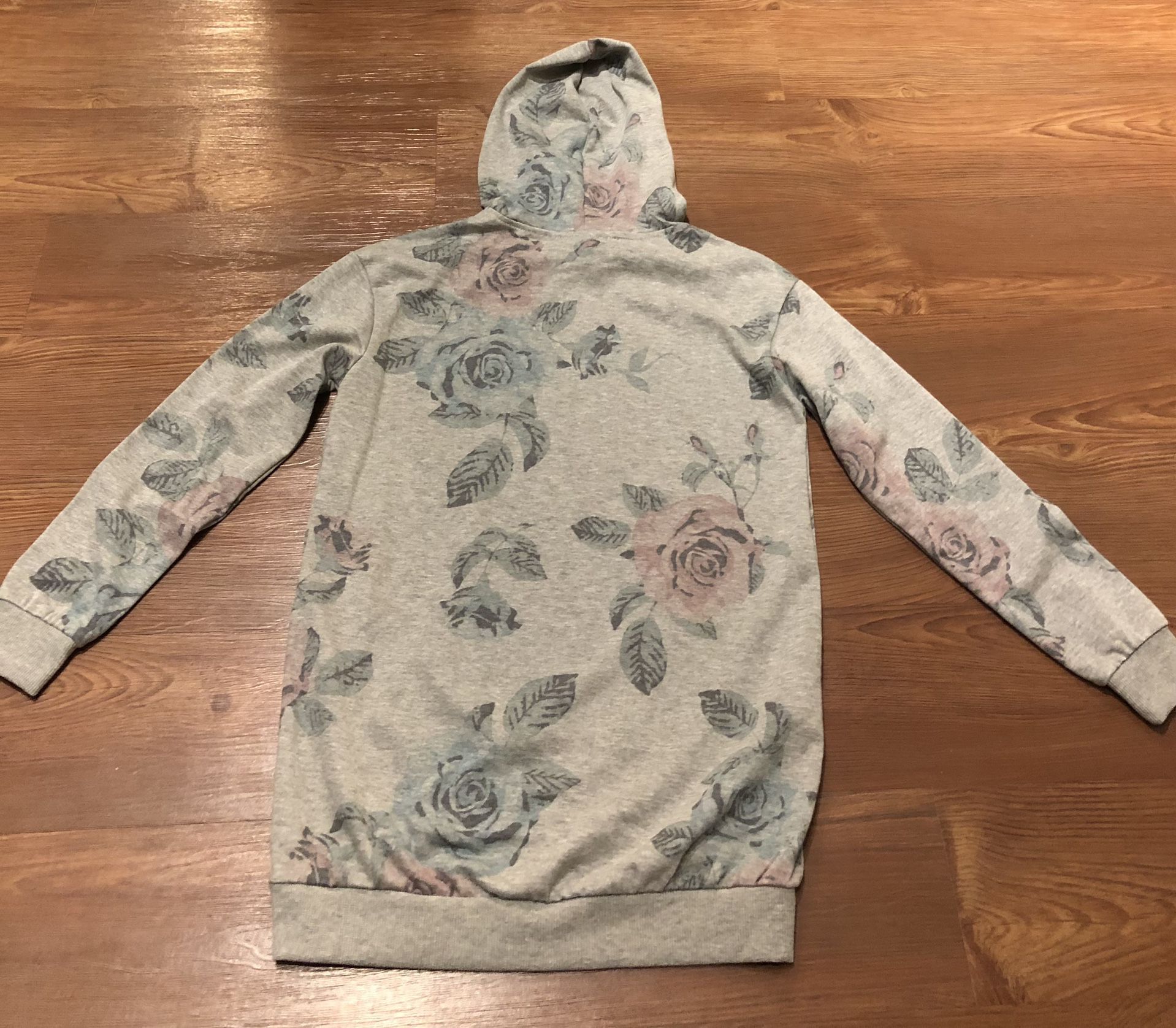 Girl’s Gray Hoodie- Girls Can Do Anything! - Size Small