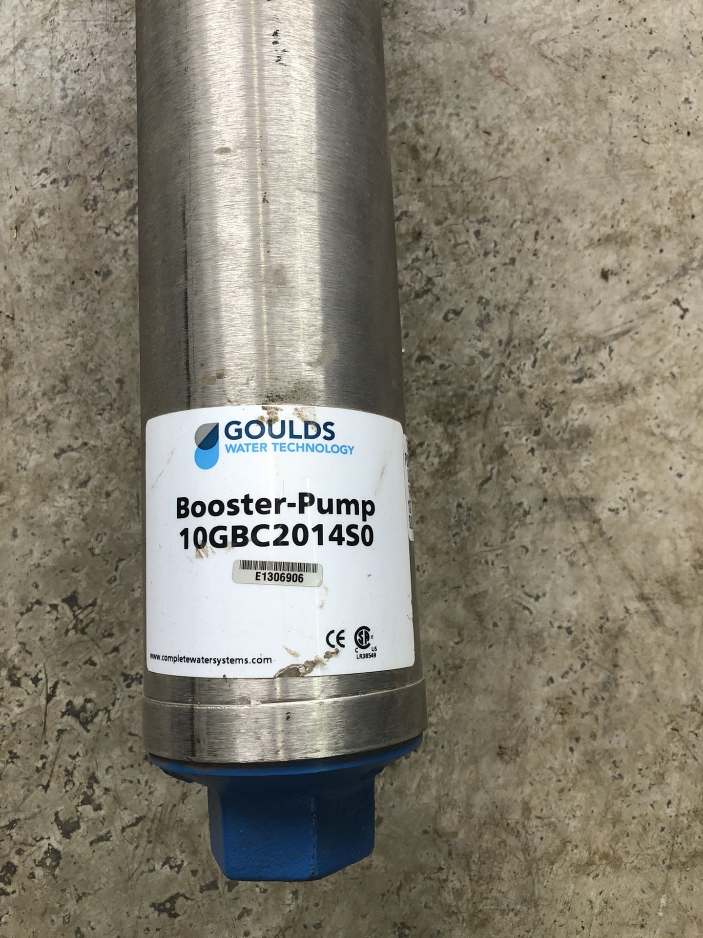 Gould’s Booster Pump 2hp Never Used.Pickup Only