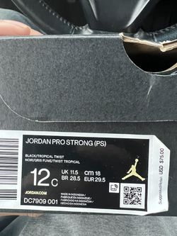 Jordan PRO STRONG Size 12C Kids Thumbnail