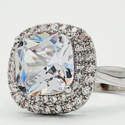 "Engagement Dainty Anillos Zircon Square Dainty Wedding Rings for Women, L251
 
   Thumbnail