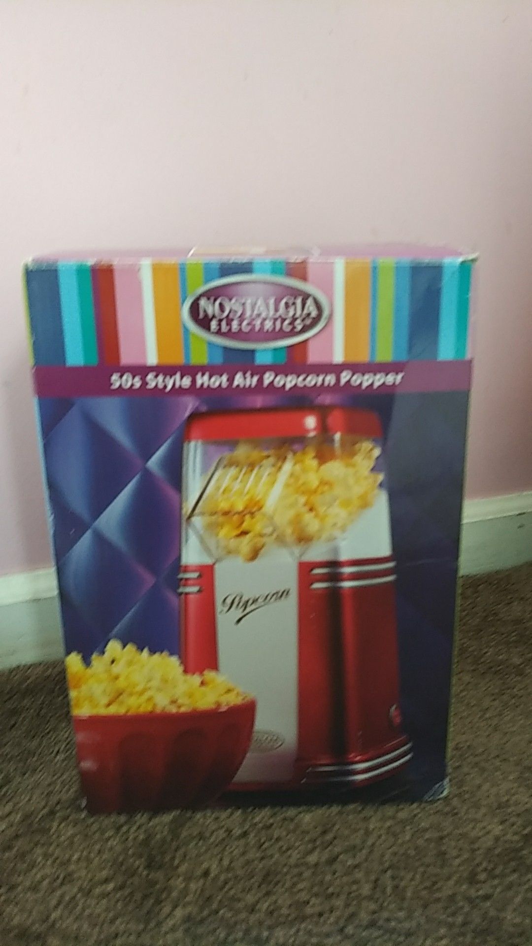 50s style air popcorn popper