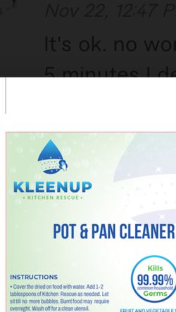 KleenUp Kitchen Rescue- Pot And Pan Cleaner Thumbnail